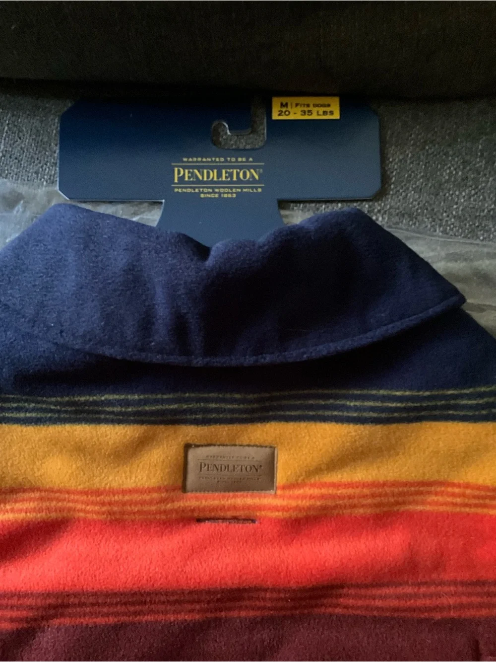 New Pendleton National Park Grand Canyon striped dog coat vest M 20-35 lbs. $55